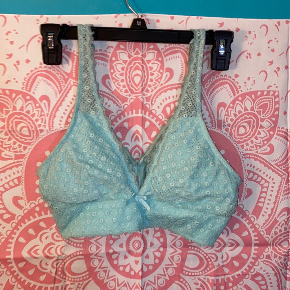 Ambrielle Blue Laced Bralette
